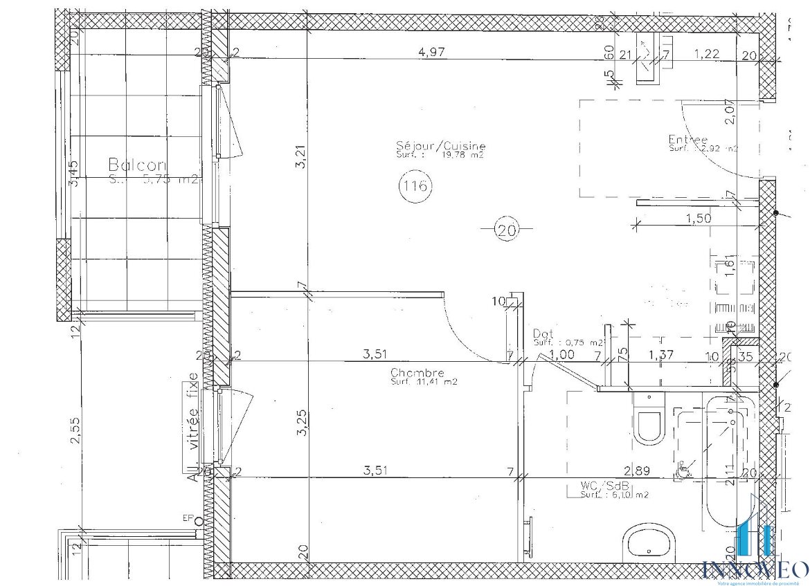 Appartement à louer, 40m², Strasbourg
