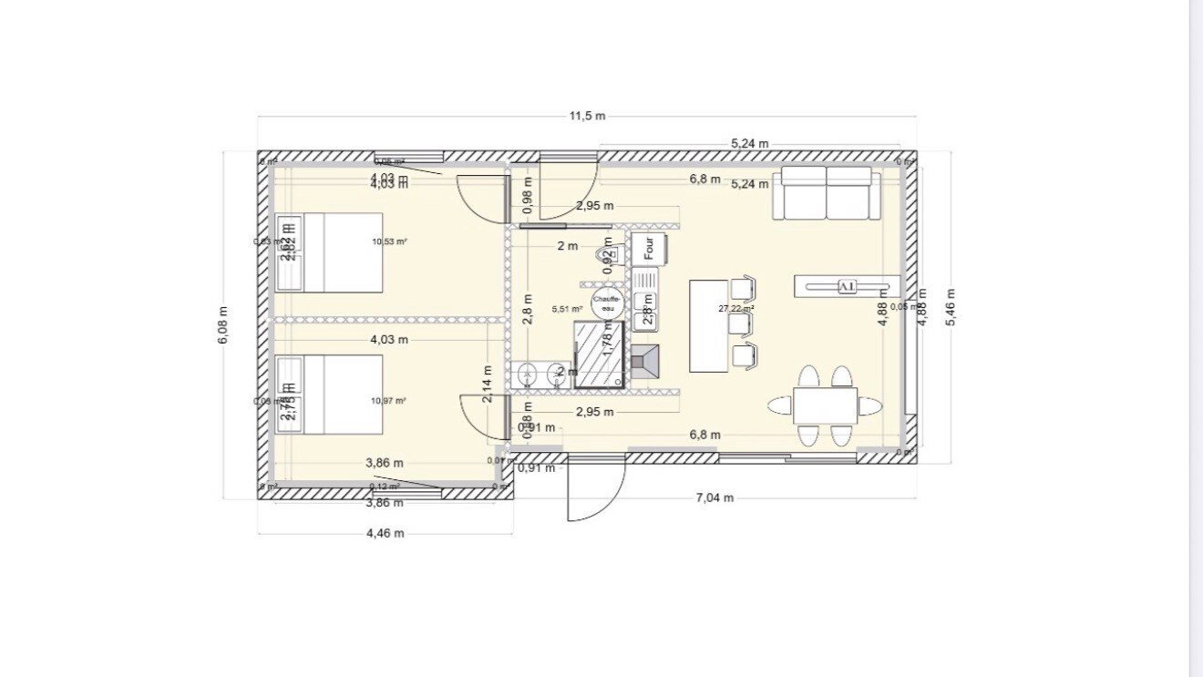 Appartement à vendre, 54m², Diebolsheim