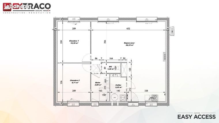 Maison à vendre, 65m², Beaussault