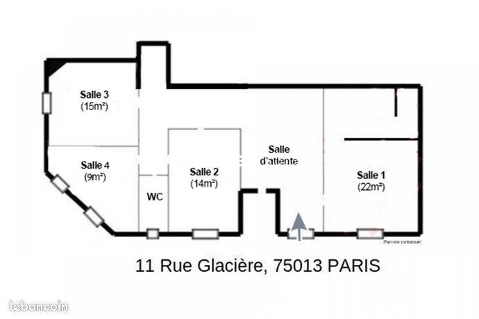 Maison à louer, 22m², Paris 13ème
