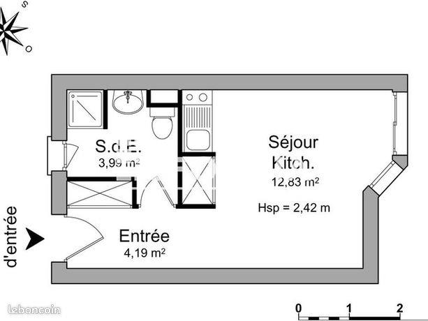 Maison à louer, 21m², Lorient