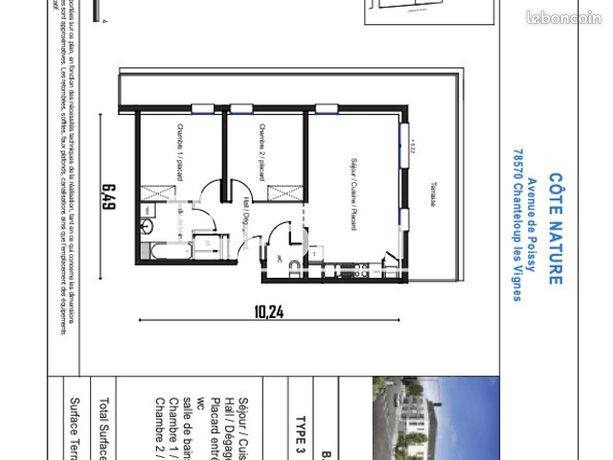 Maison à louer, 59m², Andrésy