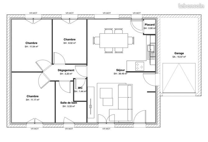 Maison à vendre, 78m², Andrest
