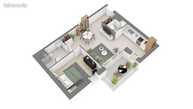 Appartement à vendre, 48m², Octeville-sur-Mer