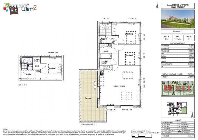 Appartement à vendre, 83m², Wimille