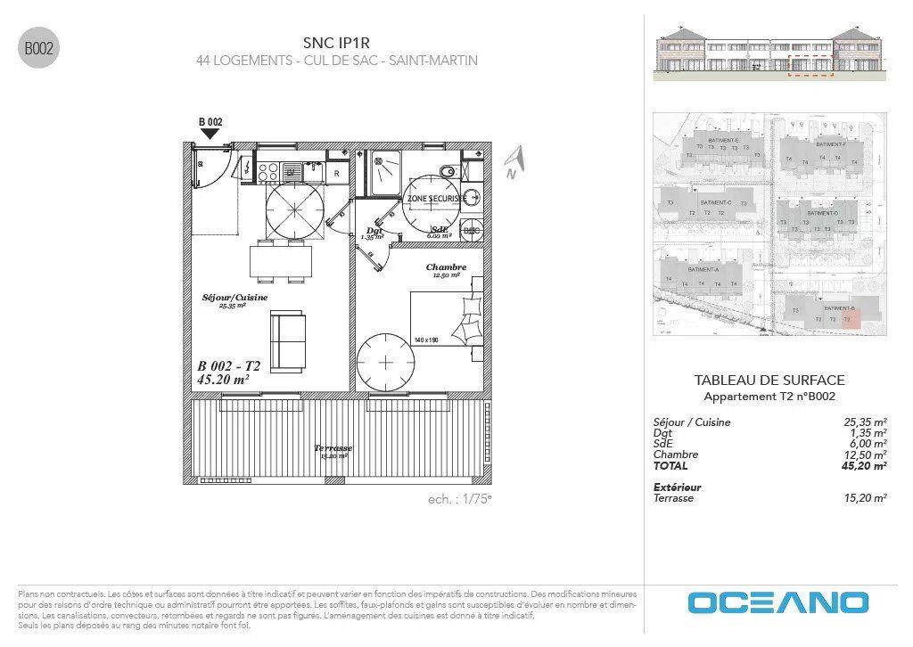 Appartement à vendre, 45m², Semoussac