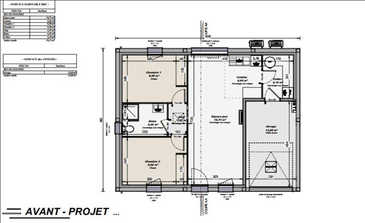 Maison à vendre, 55m², Ancinnes