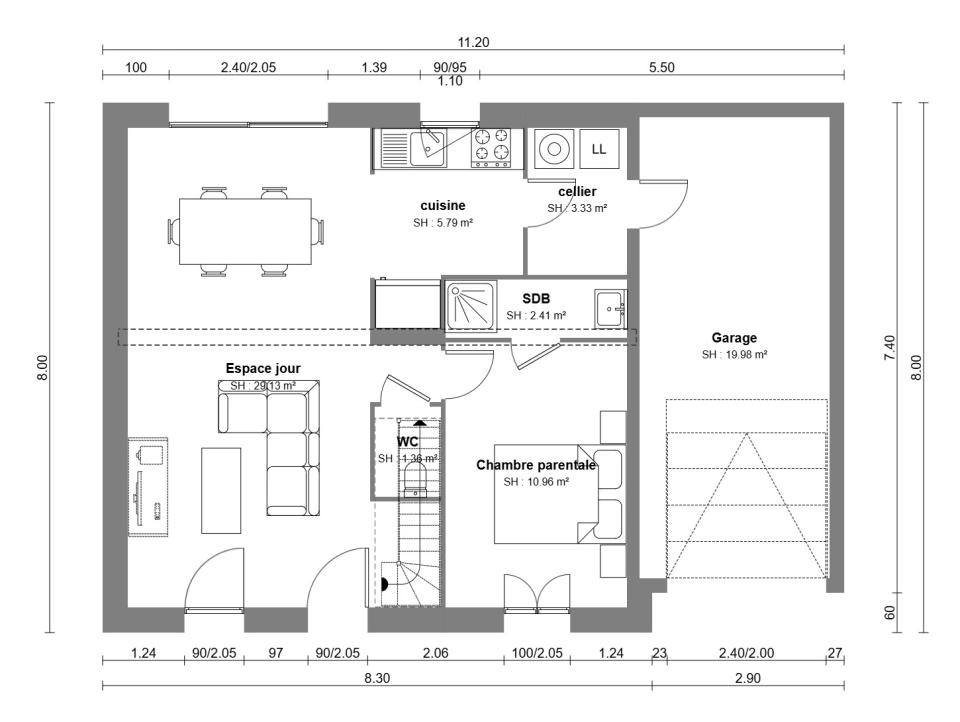 Maison à vendre, 102m², Grandcamp-Maisy