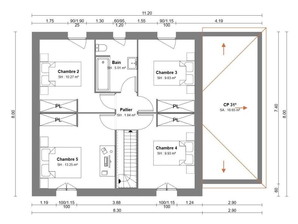 Maison à vendre, 102m², Grandcamp-Maisy