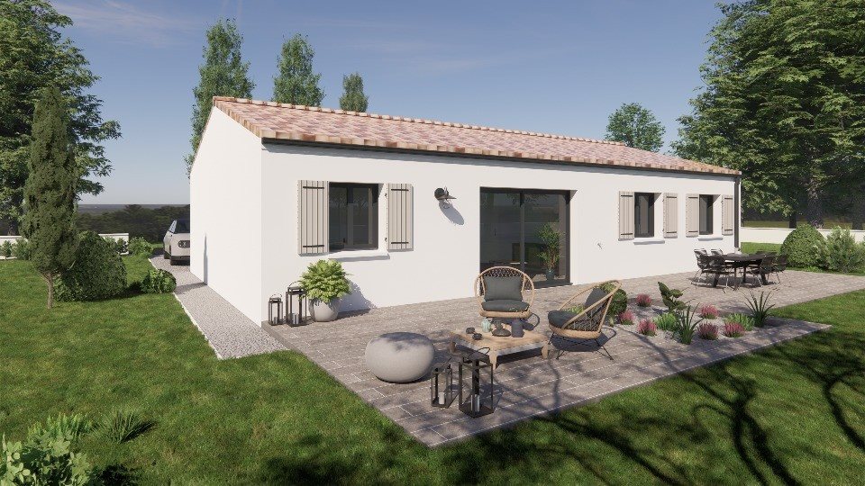 Maison à vendre, 90m², Puymoyen