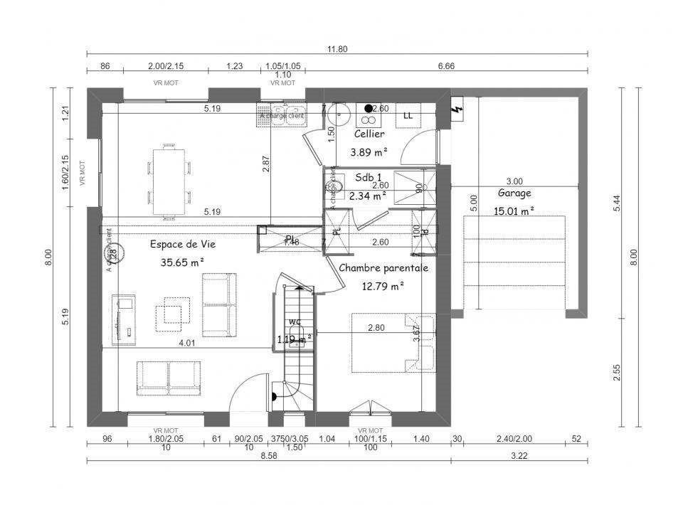 Maison à vendre, 110m², Grandcamp-Maisy