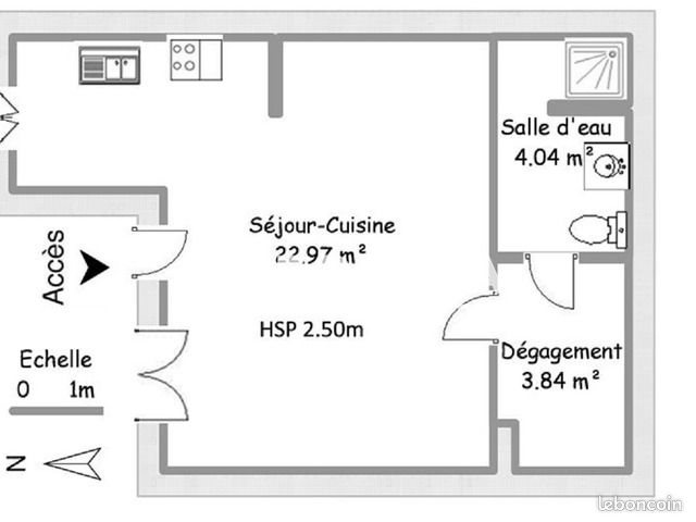 Appartement à louer, 30m², Trèbes