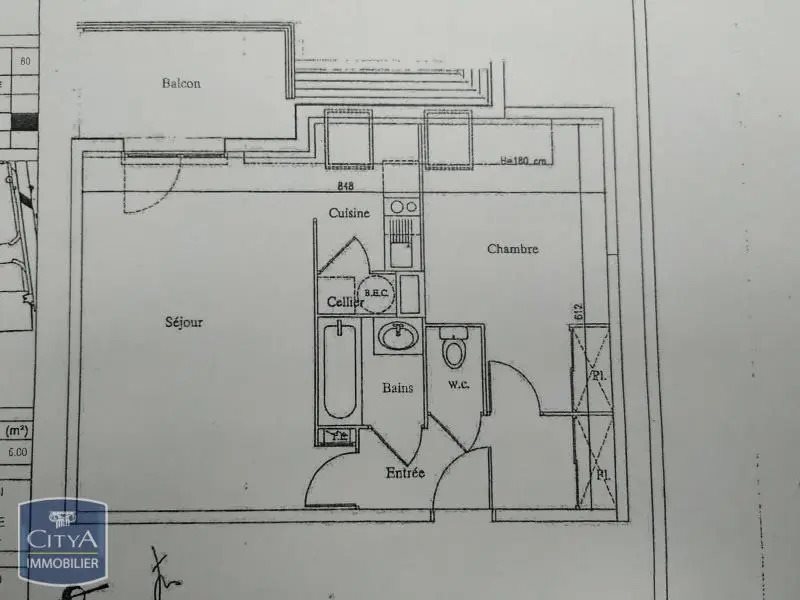 Appartement à louer, 43m², Blain