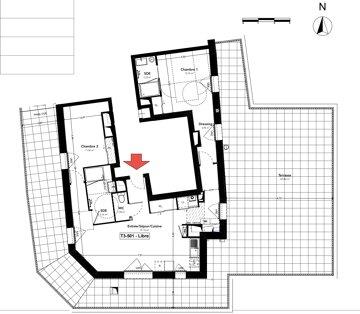 Appartement à vendre, 74m², Rennes