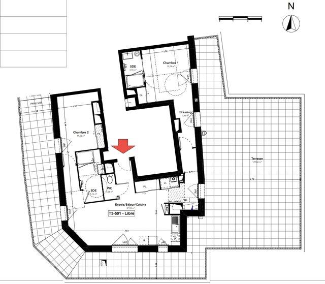 Appartement à vendre, 74m², Rennes