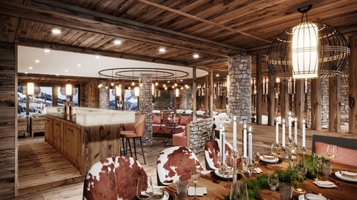 Located in the heart of Courchevel Moriond, discover &quot Steamboat Lodge&quot , a new program of 3