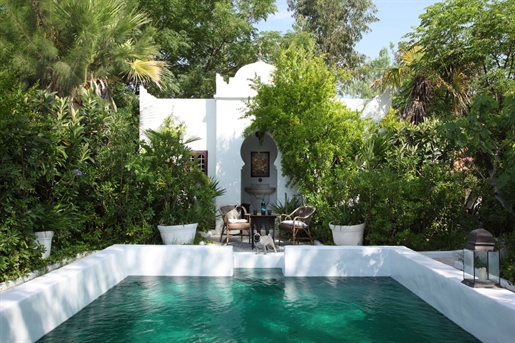 Meeting eras, cultures and styles for this Moorish inspired house. Tucked away, not in the Moroccan