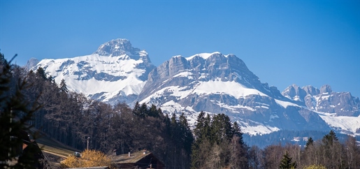 Located in a quiet hamlet and facing the Mont-Blanc chain in the charming village of Combloux, disco