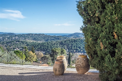 This elegantly refurbished bastide sitting in its beautiful landscaped grounds, offers glorious view