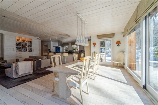 Enjoy the unique experience of living in a chalet in the heart of nature, yet within easy reach of t
