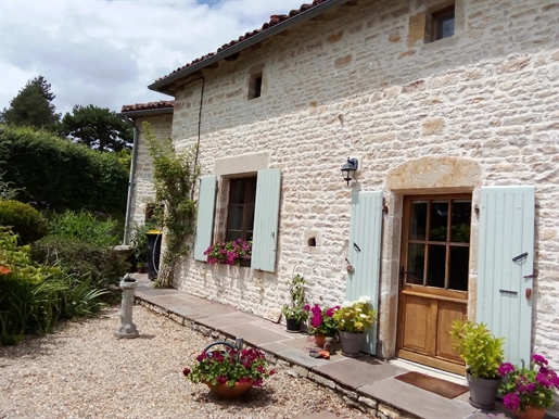 Detached country house with gite and pool