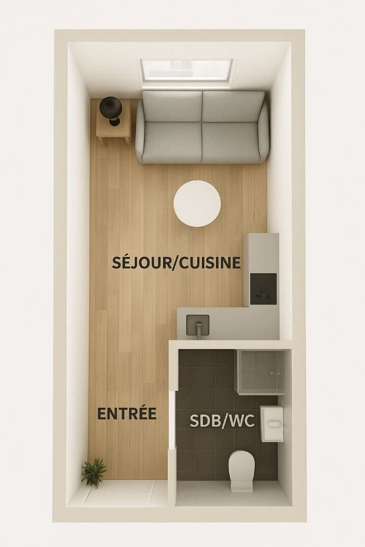 Appartement à vendre, 25m², Metz