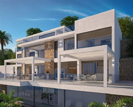 Villa moderna de nueva construcción en venta con vistas al mar en Jávea