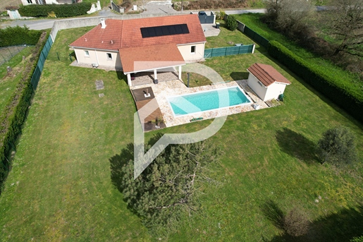 Maison contemporaine de 116 m² avec piscine et garage sur un terrain de 2 000 m²