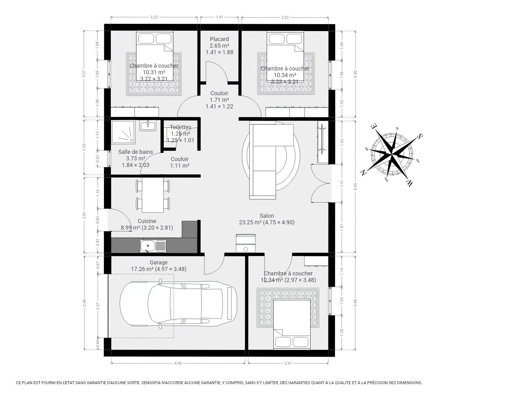 Maison à louer, 71m², Le Bugue