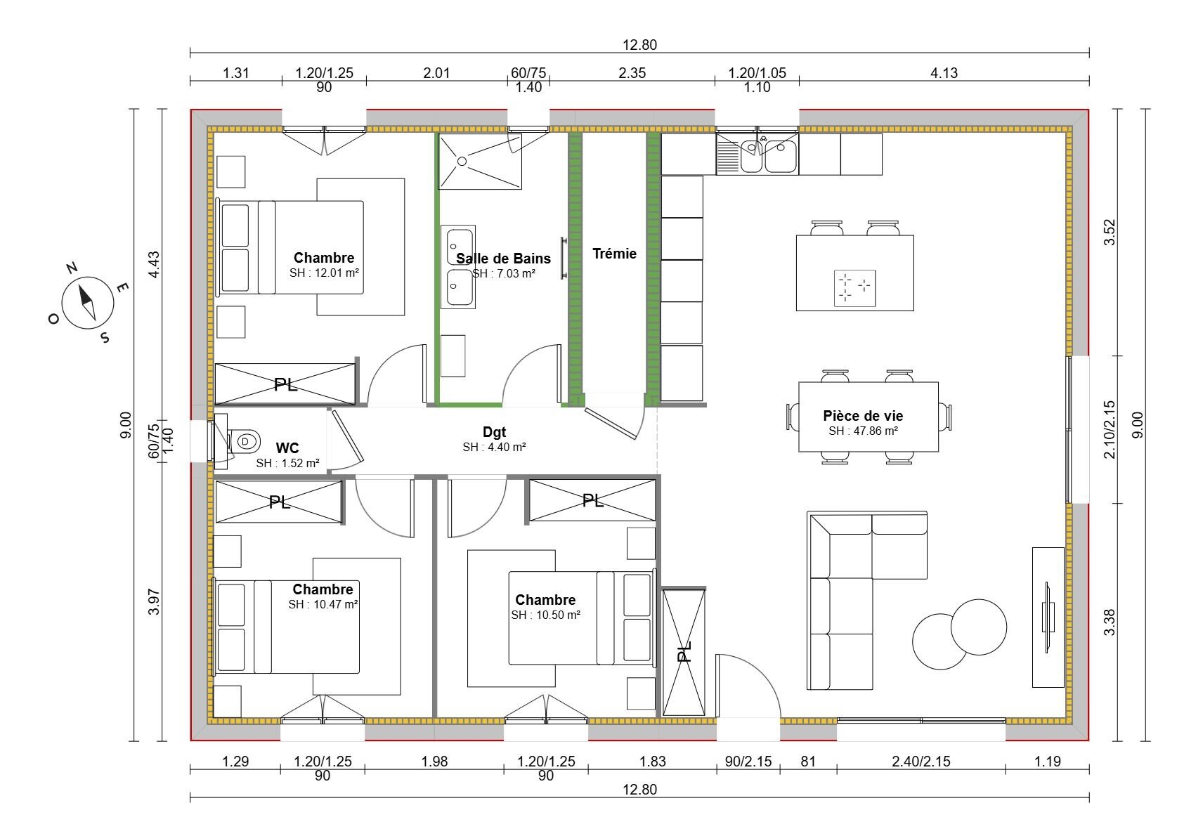 Maison à vendre, 88m², Monistrol-sur-Loire