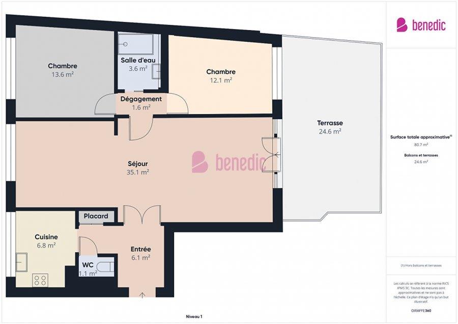 Appartement à vendre, 78m², Metz