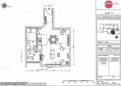 Appartement à louer, 39m², Louvres