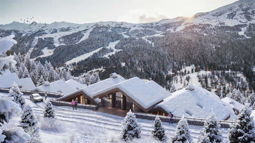 3 bedroom luxury off plan duplex apartments for sale Meribel just 150m from the ski lift