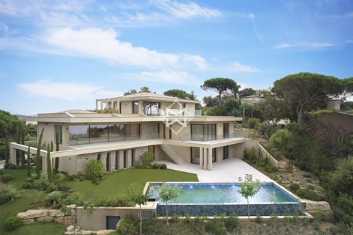 Villa contemporaine neuve vue mer