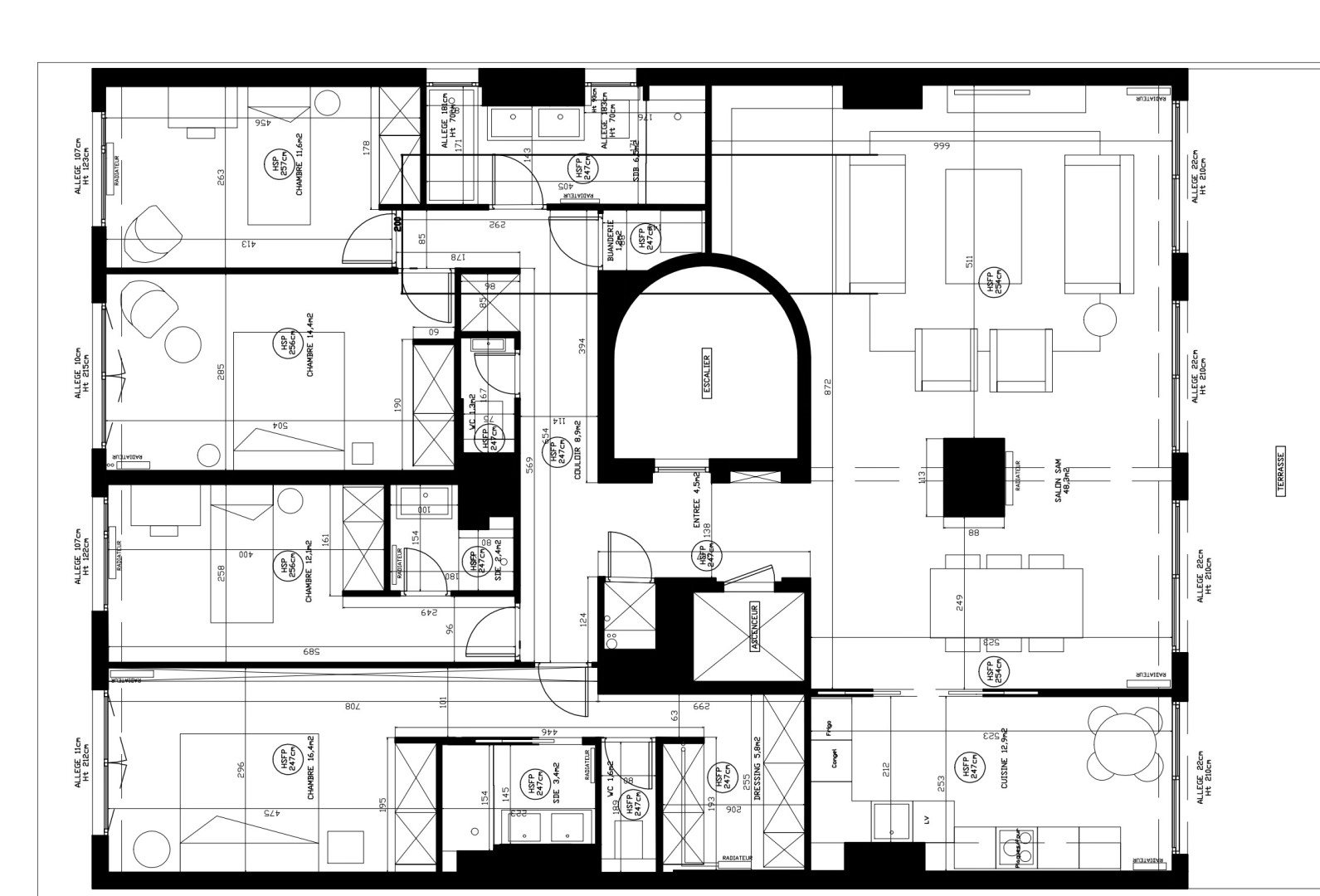 Appartement à louer, 153m², Paris 16ème