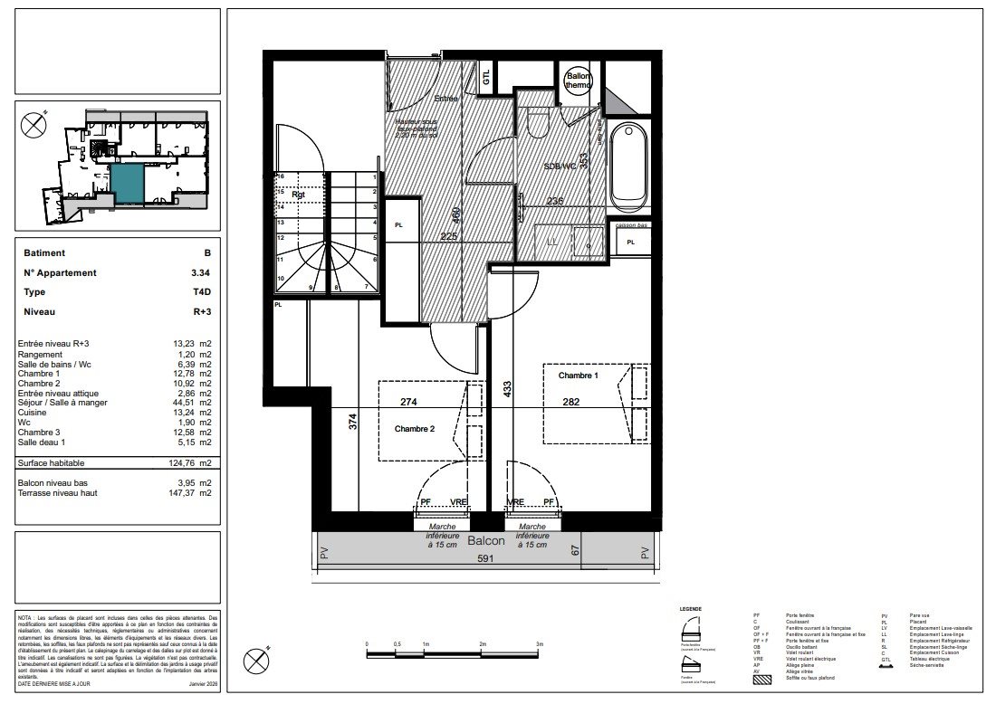 Appartement à vendre, 126m², Toulouse