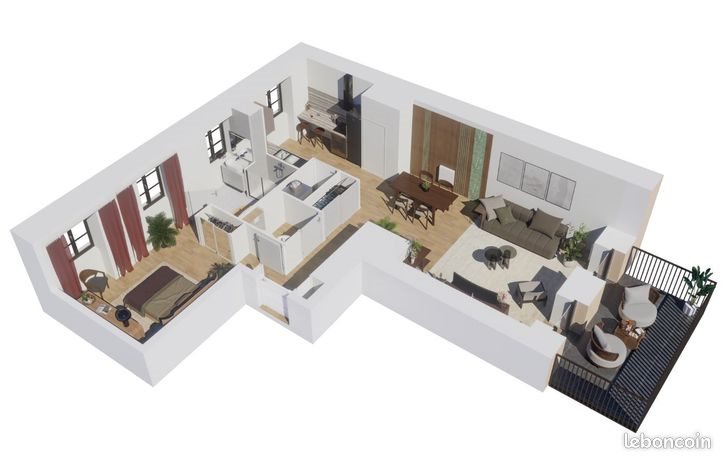 Appartement à vendre, 62m², Saint-Etienne