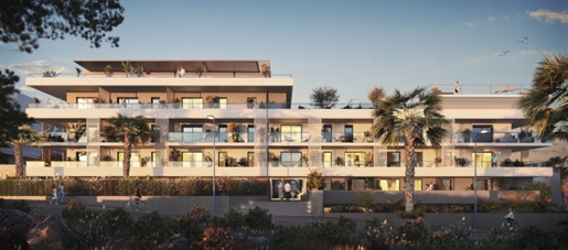 Villeneuve Loubet - Bright 2 Bedroom Apartment 60,38 sqm in Future Residence with Swimming Pool