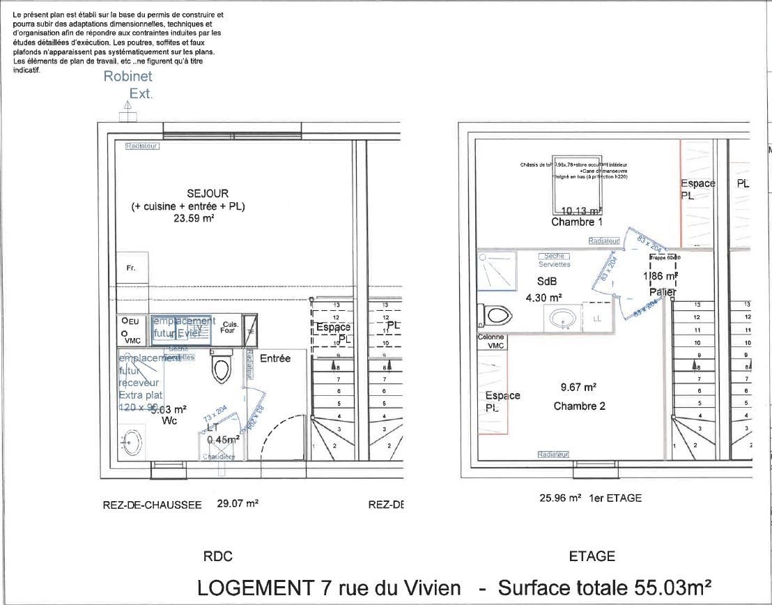 Maison à louer, 55m², Saint-Jean-de-Braye