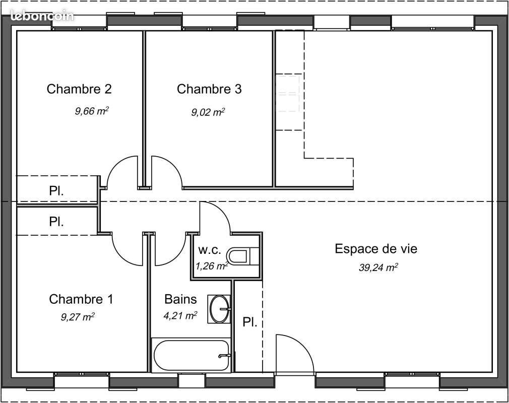 Maison à vendre, 100m², Ondes