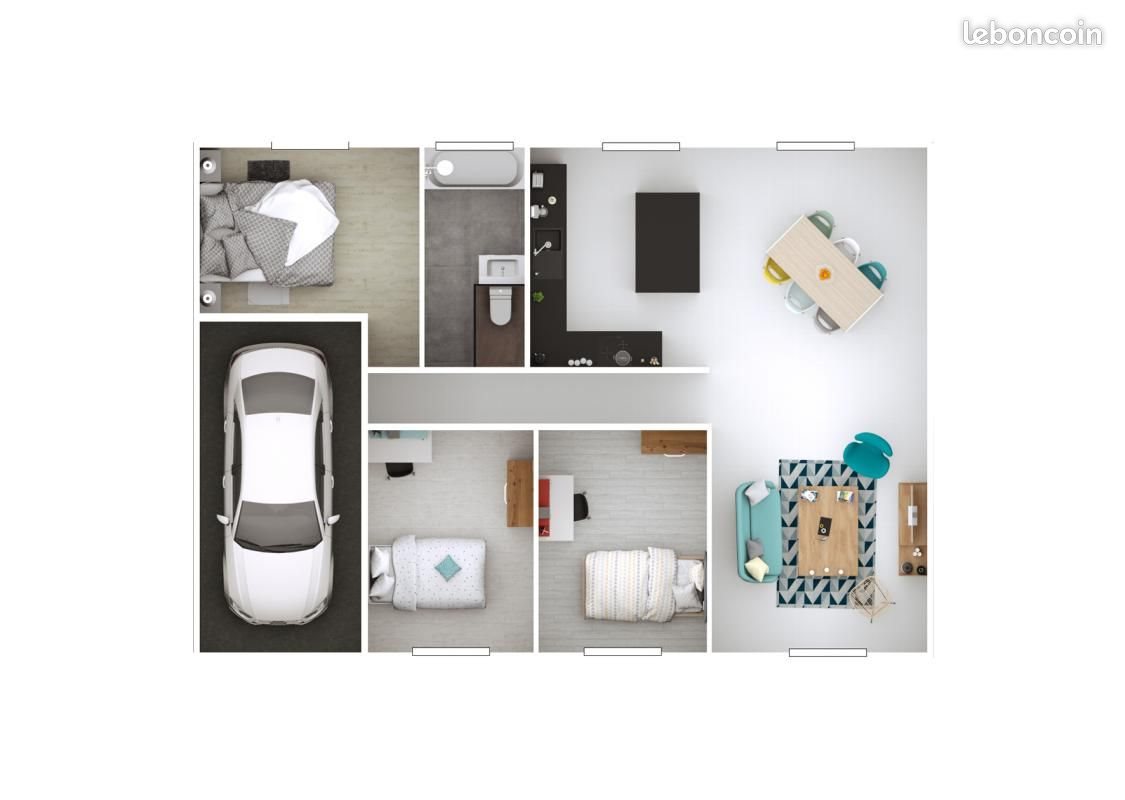 Maison à vendre, 88m², Saint-Barthélemy-de-Beaurepaire