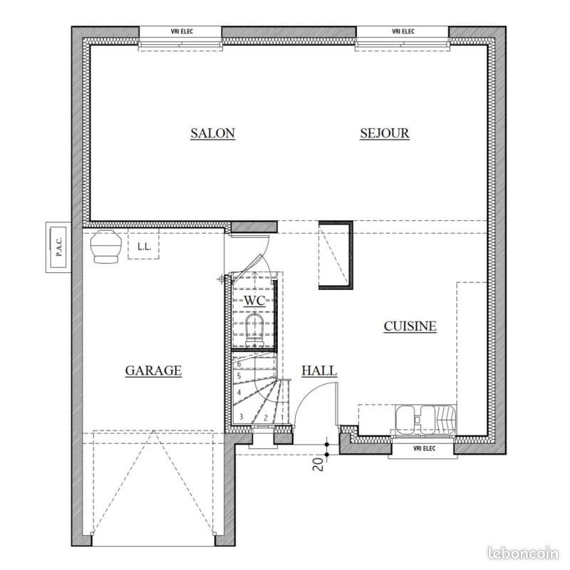 Maison à vendre, 98m², Apremont