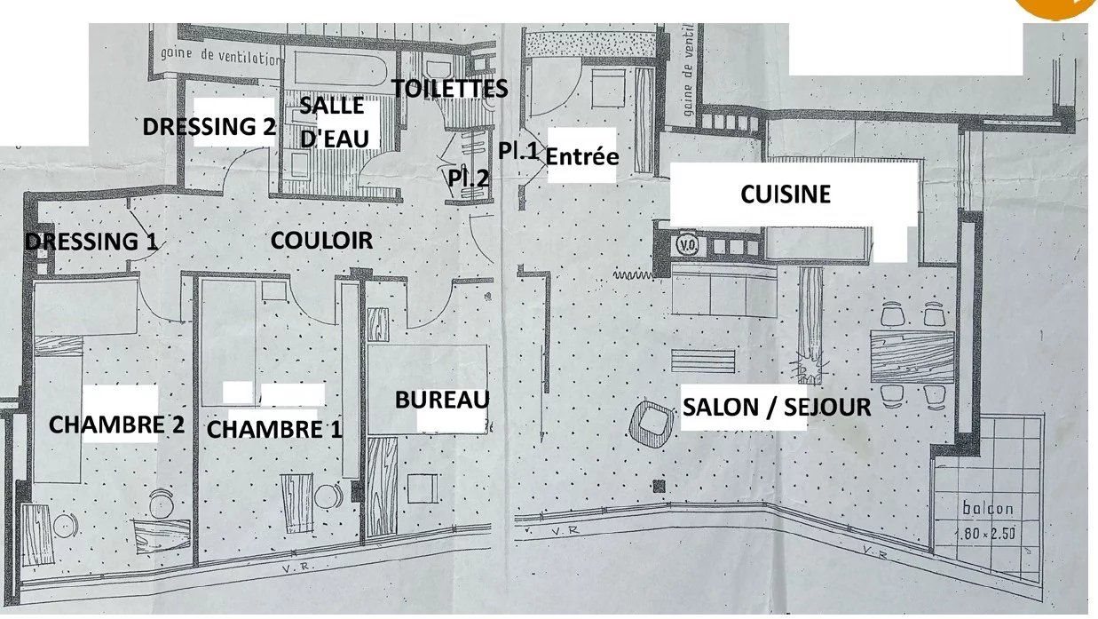 Appartement à vendre, 94m², Bazoches-sur-Guyonne