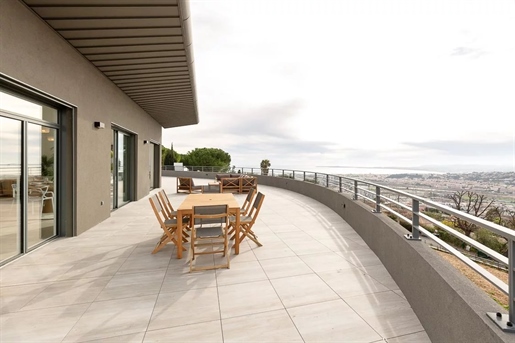 Nice Fabron / Exceptional Penthouse / 180° Sea And Mountain View / Terrace 135 M2