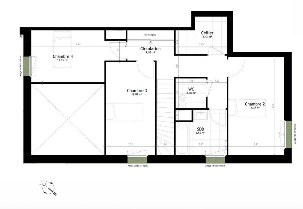 Appartement à vendre, 128m², Metz