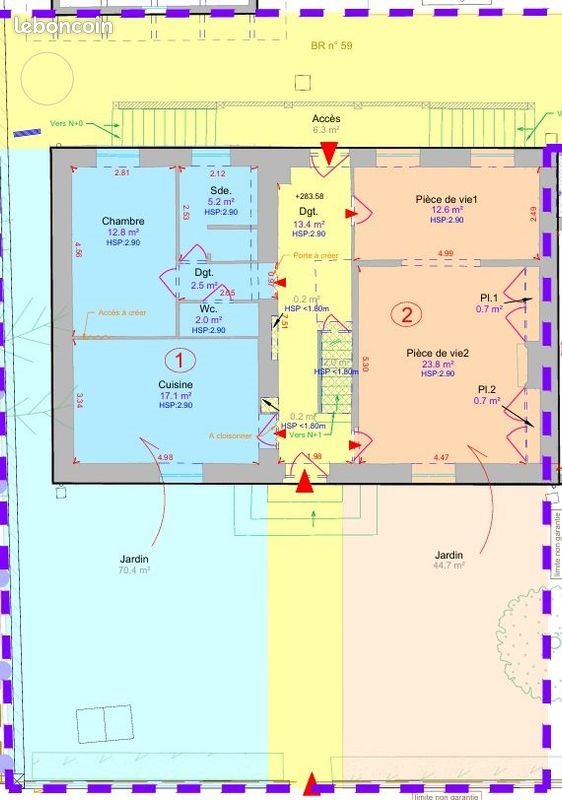 Appartement à vendre, 39m², Villars-les-Dombes