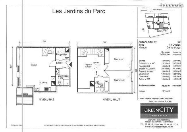 Maison à louer, 68m², Toulouse