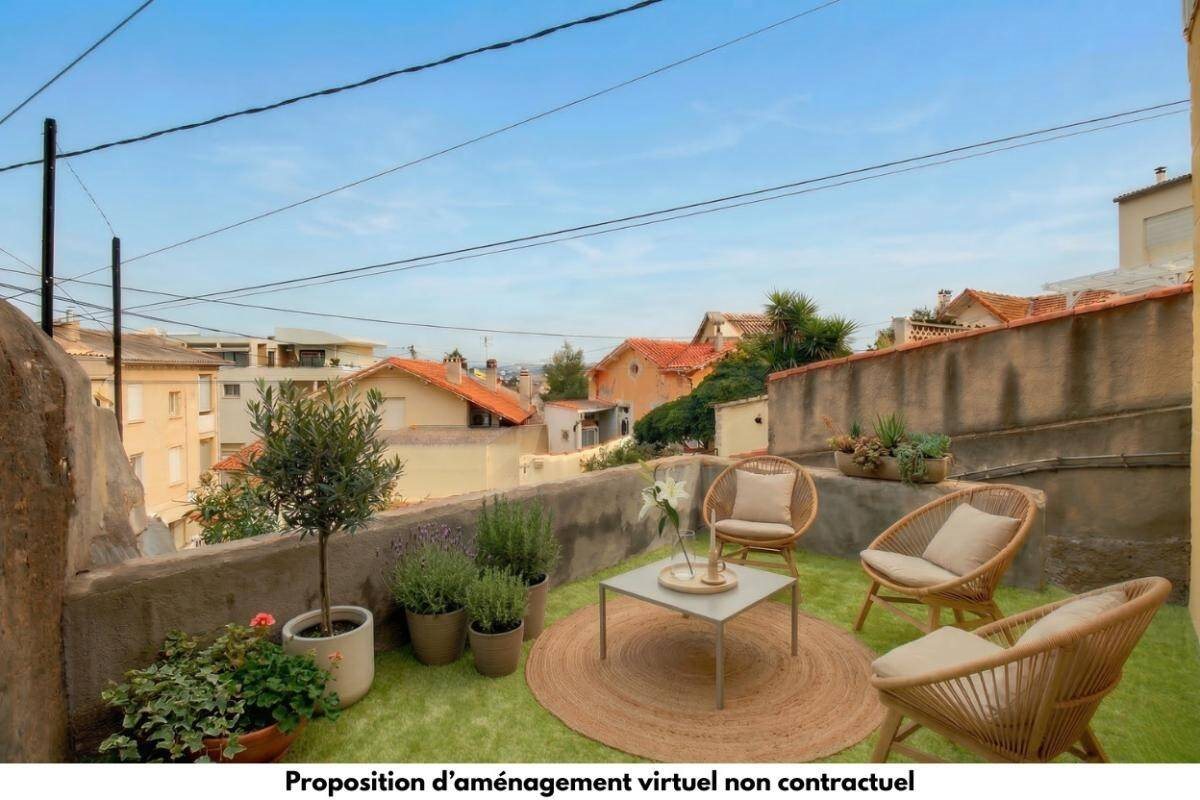 Maison à louer, 31m², Marseille 8ème