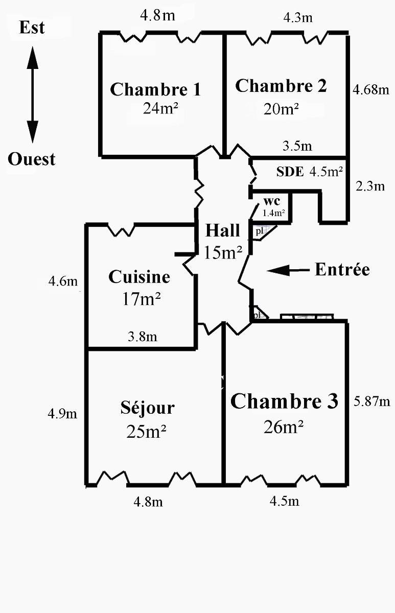 Appartement à louer, 134m², Marseille 6ème