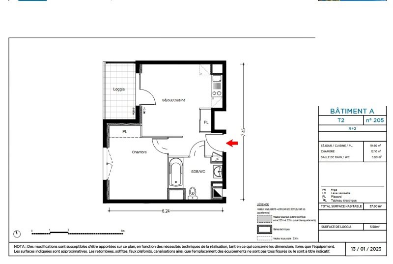 Appartement à louer, 37m², Clermont-Ferrand